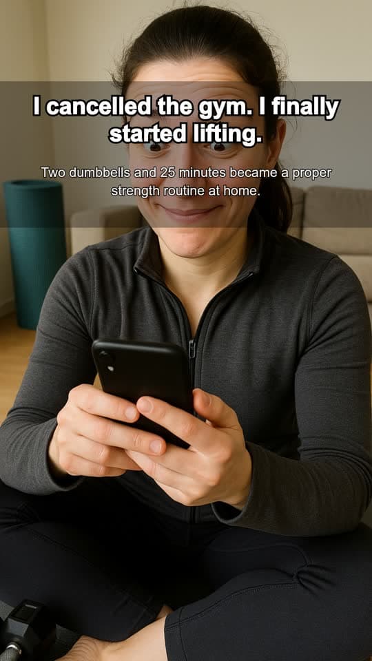 A vertical UGC ad exported from Reelfinn, with its caption burned in.